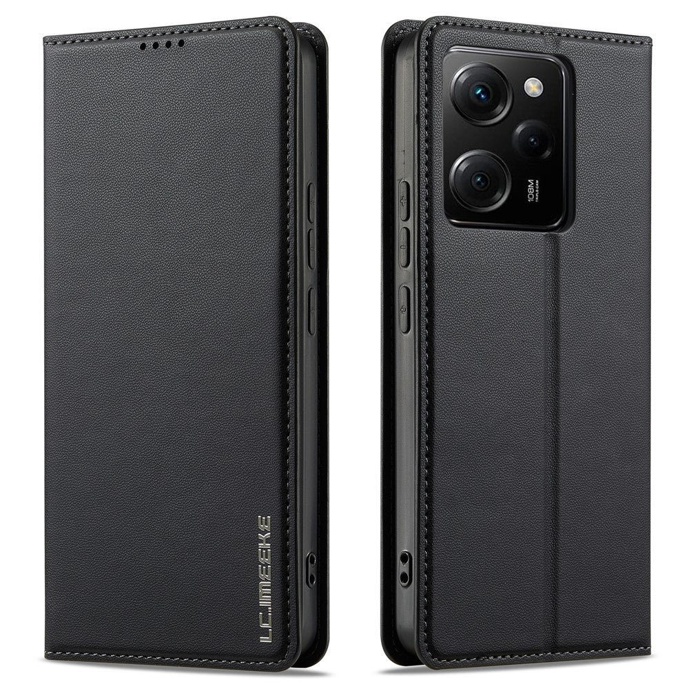 LC.IMEEKE L1 Series for Xiaomi Poco X5 Pro 5G / Redmi Note 12 Pro 5G Case PU Leather Wallet Stand Phone Cover