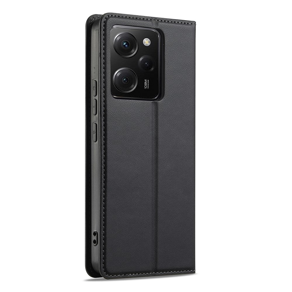 LC.IMEEKE L1 Series for Xiaomi Poco X5 Pro 5G / Redmi Note 12 Pro 5G Case PU Leather Wallet Stand Phone Cover