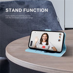 Til Samsung Galaxy A16 5G / A16 4G Etui Pung Katte Mønster Præget Læder Telefoncover