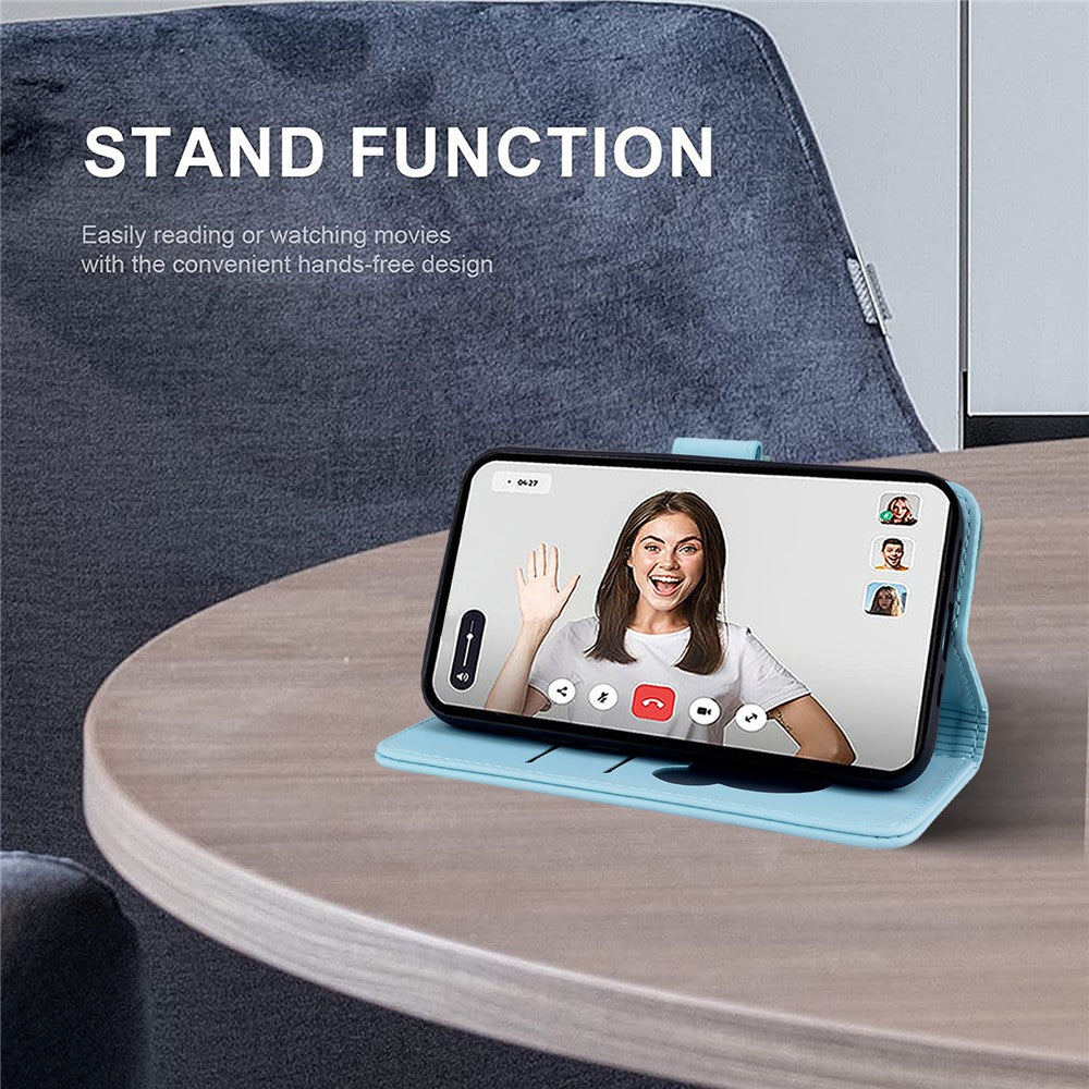 Til Samsung Galaxy A16 5G / A16 4G Etui Pung Katte Mønster Præget Læder Telefoncover