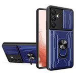 Til Samsung Galaxy A55 5G Cover PC+TPU Kickstand Telefon Bagcover med Kameraskyder