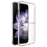 IMAK Crystal Case II Pro for Xiaomi Mix Flip 5G Case Clear PC Phone Cover (Upper Cover+Lower Cover)