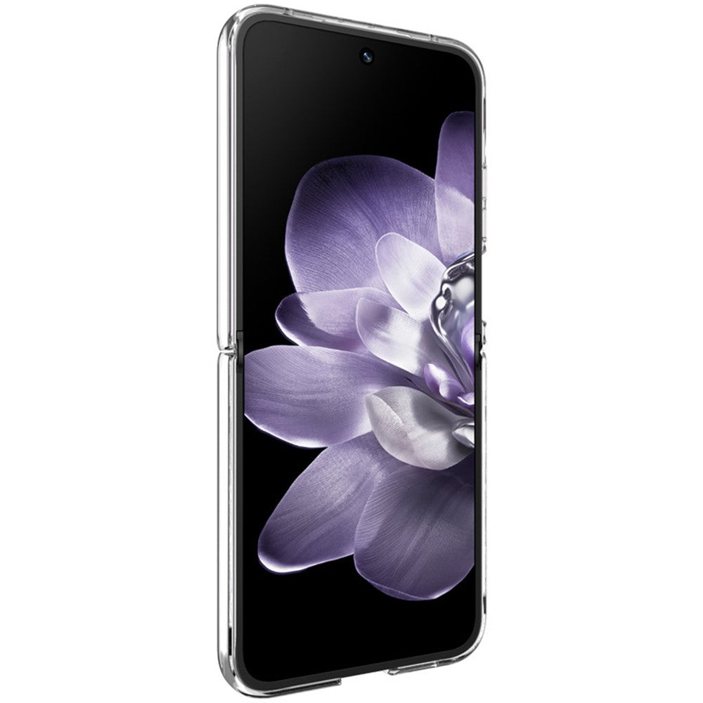 IMAK Crystal Case II Pro for Xiaomi Mix Flip 5G Case Clear PC Phone Cover (Upper Cover+Lower Cover)