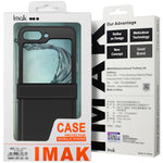 IMAK Ruiyi Series for Huawei nova Flip 5G Case Carbon Fiber Leather+PC Phone Cover