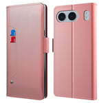 For OnePlus Nord 4 Case Stand PU Leather Phone Cover Card Holder Mirror