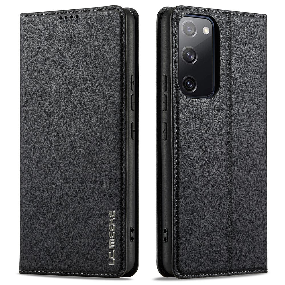 LC.IMEEKE L1 Series for Samsung Galaxy S20 FE 2022 / S20 FE 5G / S20 FE / S20 Lite Case Leather Wallet Stand Phone Cover
