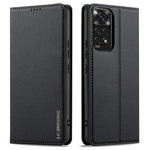 LC.IMEEKE L1 Series for Xiaomi Redmi Note 12 Pro 4G / 11 Pro 5G (Qualcomm) / 11 Pro 4G (Mediatek) Case PU Leather Wallet Stand Phone Cover