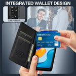 LC.IMEEKE L1 Series for Xiaomi Redmi Note 12 Pro 4G / 11 Pro 5G (Qualcomm) / 11 Pro 4G (Mediatek) Case PU Leather Wallet Stand Phone Cover