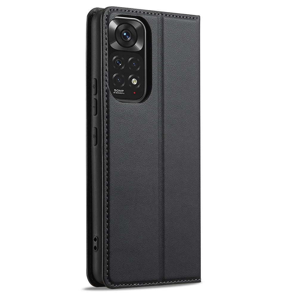 LC.IMEEKE L1 Series for Xiaomi Redmi Note 12 Pro 4G / 11 Pro 5G (Qualcomm) / 11 Pro 4G (Mediatek) Case PU Leather Wallet Stand Phone Cover