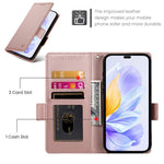DF-010 For Honor X60i 5G Stand Case PU Leather Wallet Phone Cover
