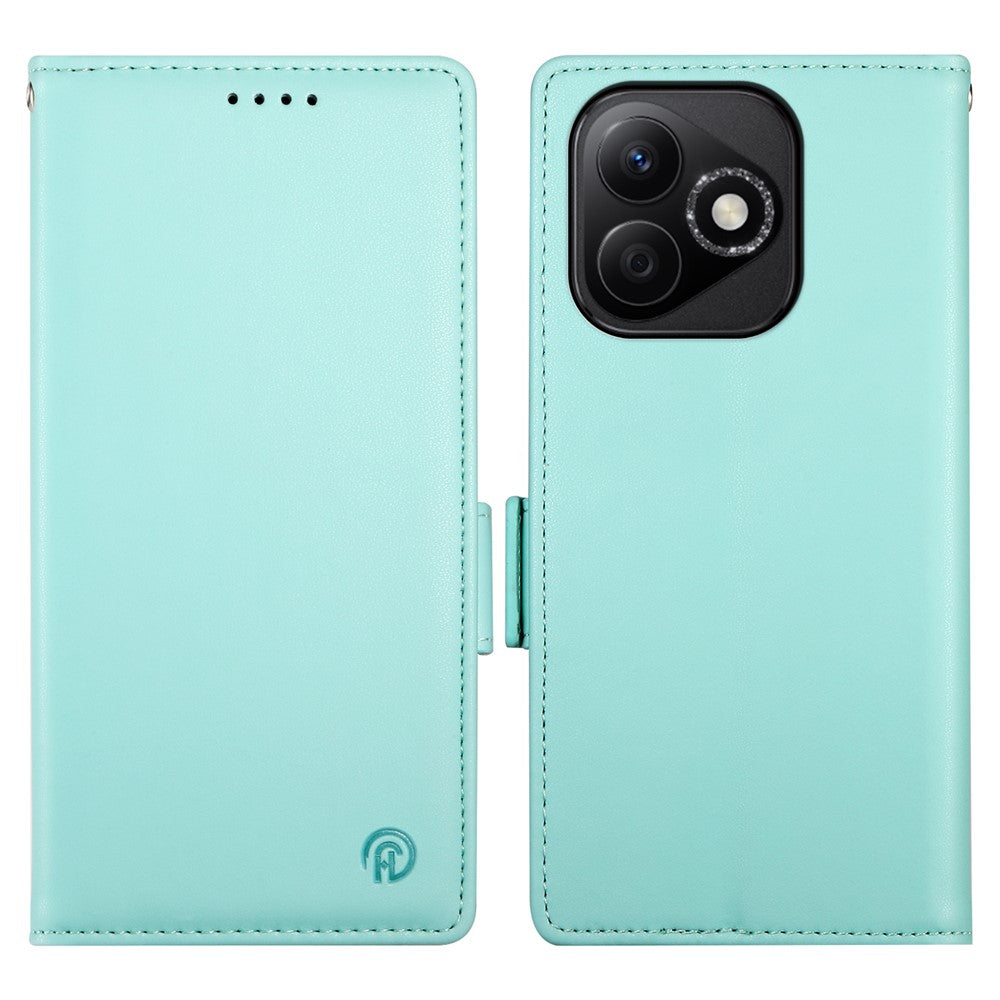 DF-010 For Honor X60i 5G Stand Case PU Leather Wallet Phone Cover