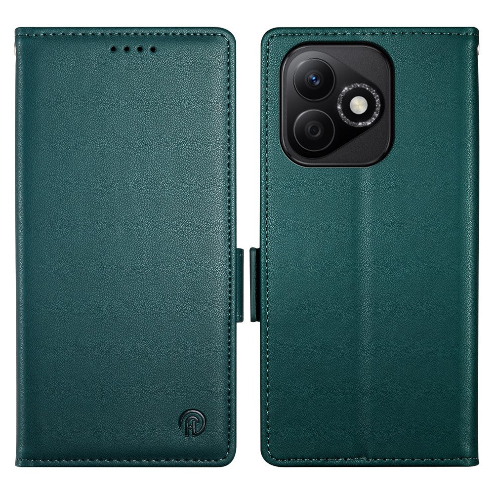 DF-010 For Honor X60i 5G Stand Case PU Leather Wallet Phone Cover