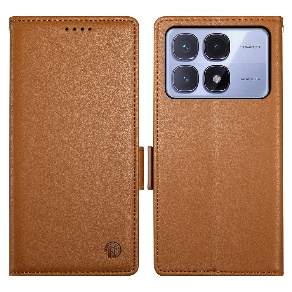 DF-010 For Xiaomi Redmi K70 Ultra Stand Case PU Leather Wallet Phone Cover