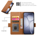 DF-010 For Xiaomi Redmi K70 Ultra Stand Case PU Leather Wallet Phone Cover