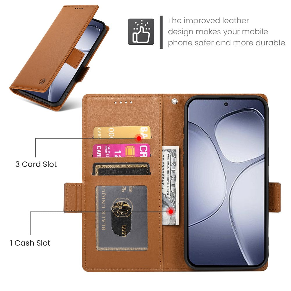DF-010 For Xiaomi Redmi K70 Ultra Stand Case PU Leather Wallet Phone Cover