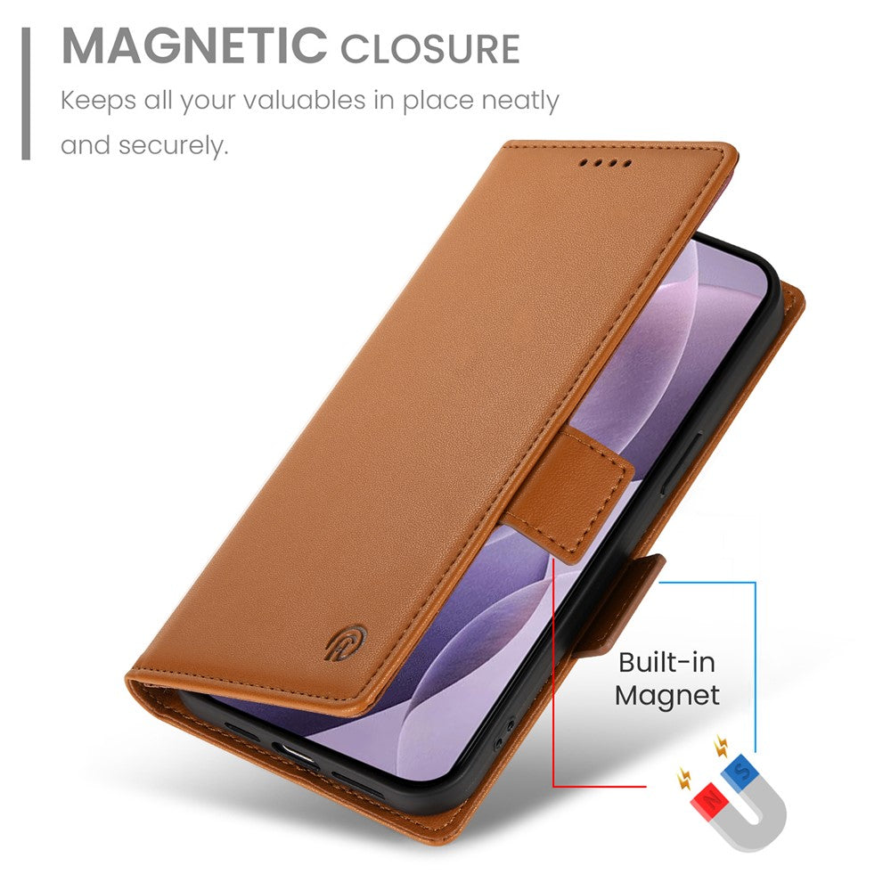 DF-010 For Xiaomi Redmi K70 Ultra Stand Case PU Leather Wallet Phone Cover
