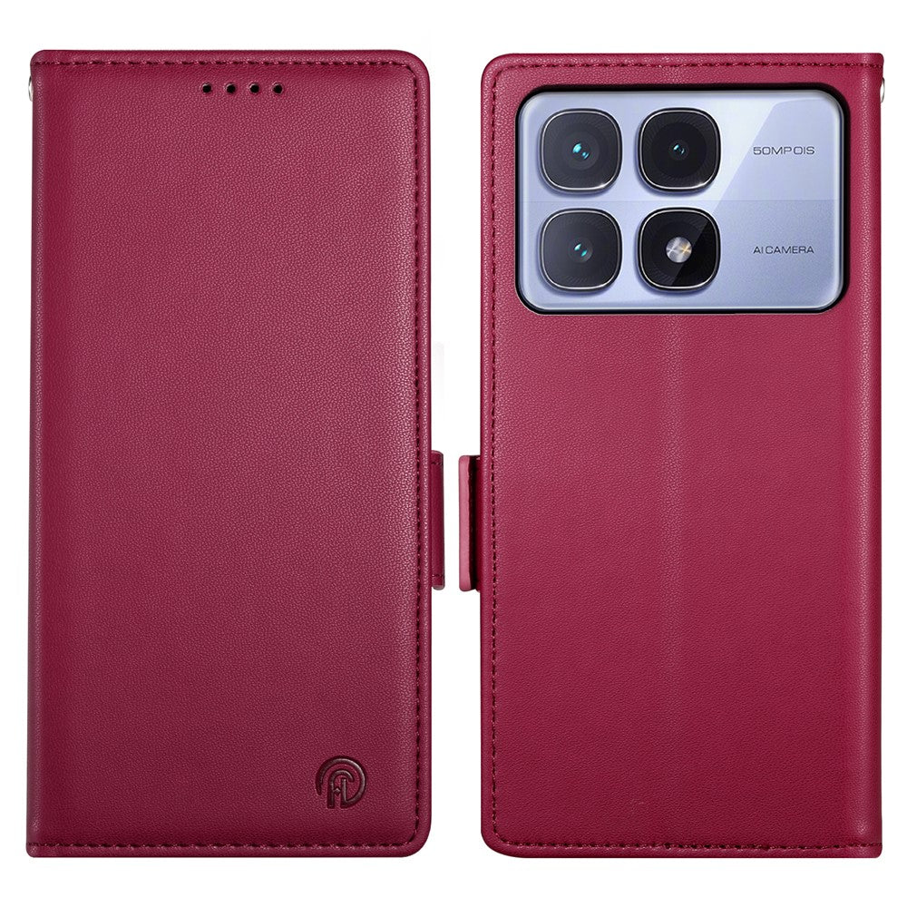 DF-010 For Xiaomi Redmi K70 Ultra Stand Case PU Leather Wallet Phone Cover
