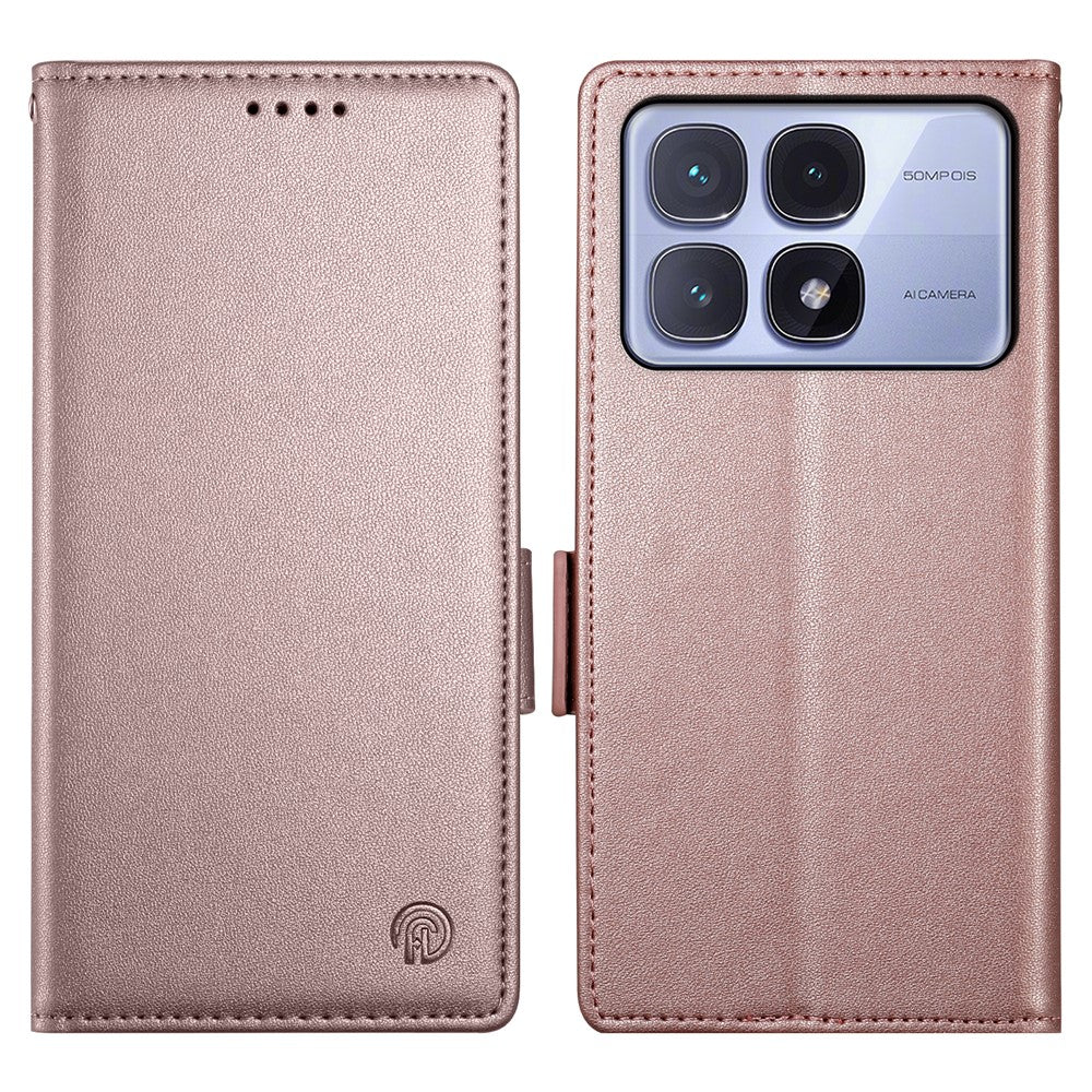 DF-010 For Xiaomi Redmi K70 Ultra Stand Case PU Leather Wallet Phone Cover