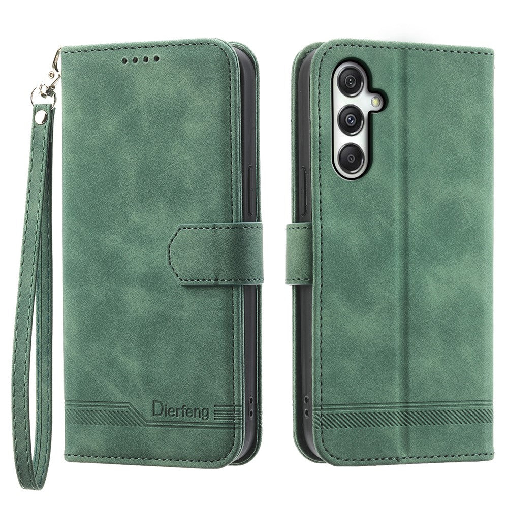 DIERFENG DF-03 til Samsung Galaxy M35 5G læderetui, præget pung-telefoncover