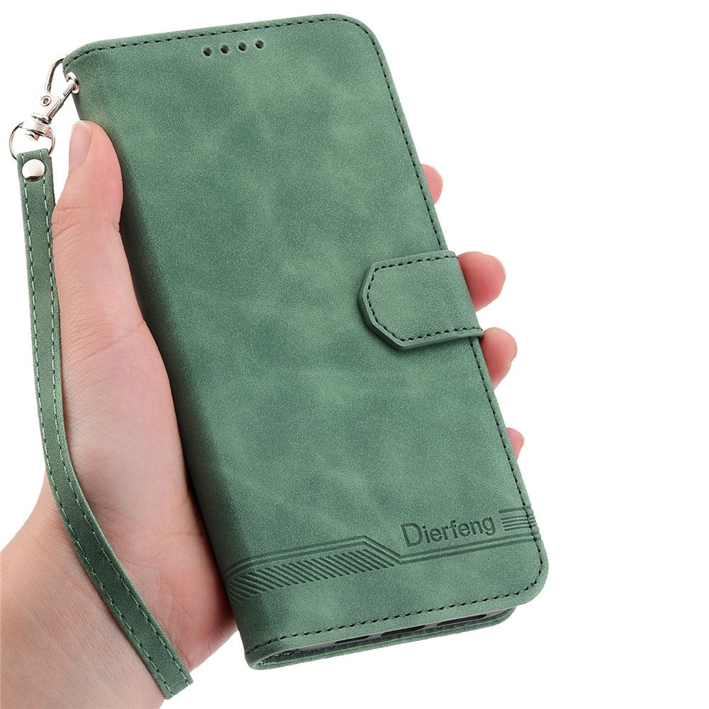 DIERFENG DF-03 til Samsung Galaxy M35 5G læderetui, præget pung-telefoncover