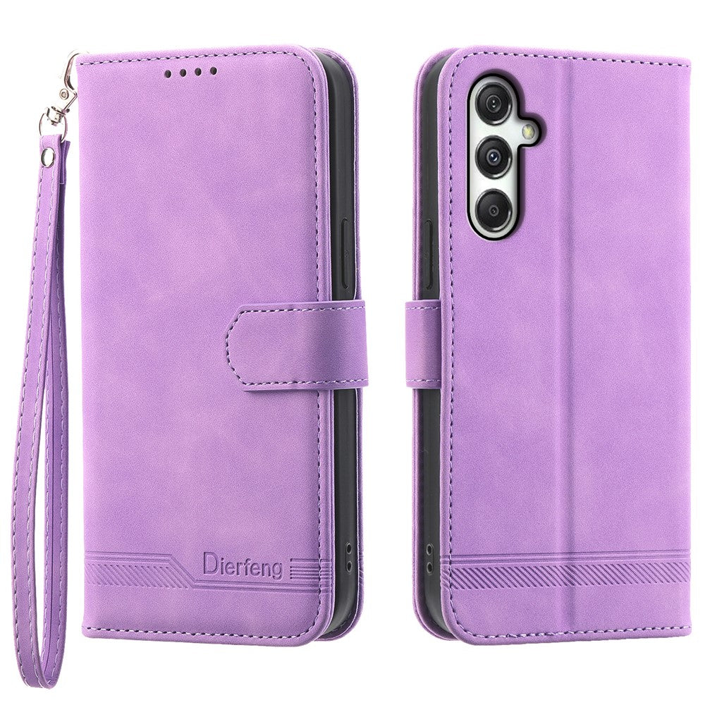 DIERFENG DF-03 til Samsung Galaxy M35 5G læderetui, præget pung-telefoncover
