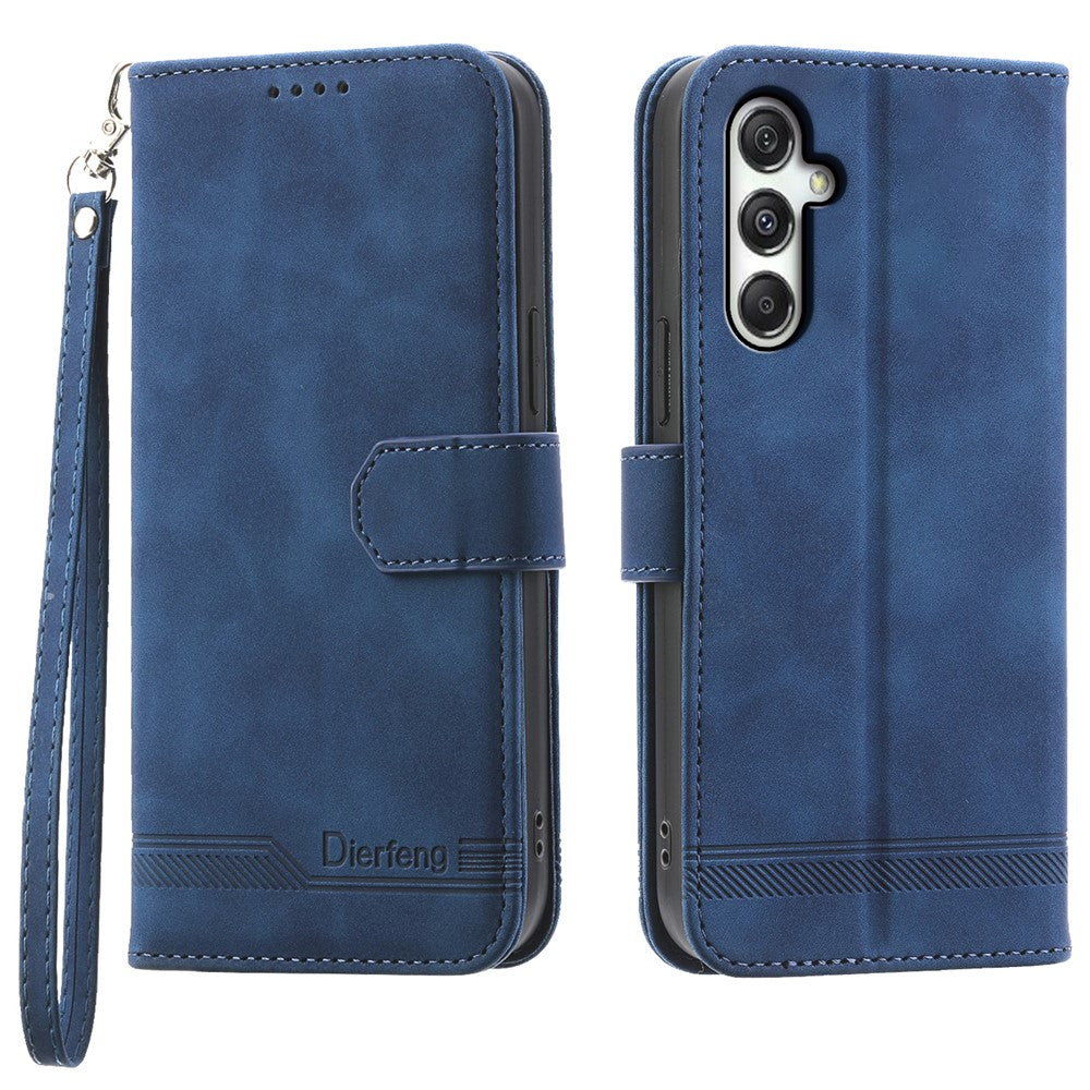 DIERFENG DF-03 til Samsung Galaxy M35 5G læderetui, præget pung-telefoncover