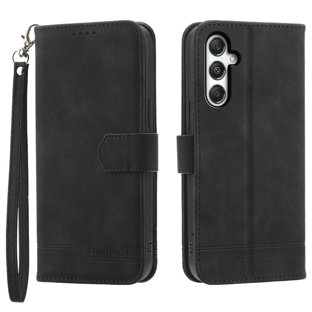 DIERFENG DF-03 til Samsung Galaxy M35 5G læderetui, præget pung-telefoncover