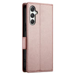 DF-010 For Samsung Galaxy M35 5G Stand Case PU Leather Wallet Phone Cover