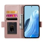 DF-010 For Samsung Galaxy M35 5G Stand Case PU Leather Wallet Phone Cover