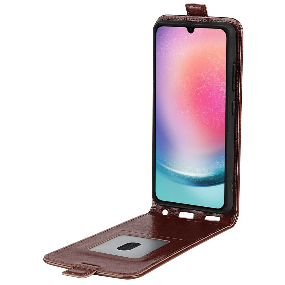 Til Samsung Galaxy A16 5G / A16 4G Etui med kortlommer Vertikal flip-lædertelefoncover