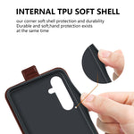 Til Samsung Galaxy A16 5G / A16 4G Etui med kortlommer Vertikal flip-lædertelefoncover