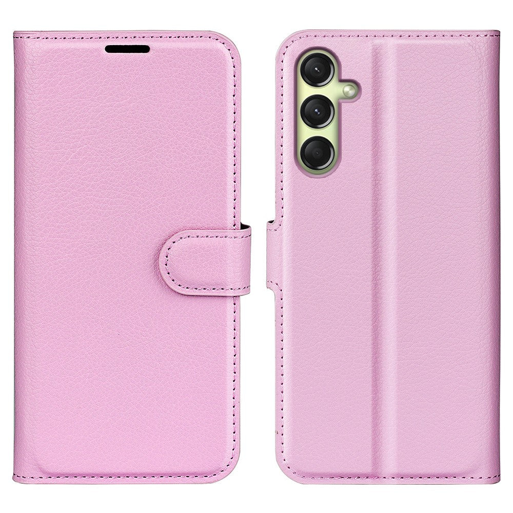 Samsung Galaxy A16 5G / A16 4G Skal Litchi Texture Stötsäkert Läder Plånboksfodral