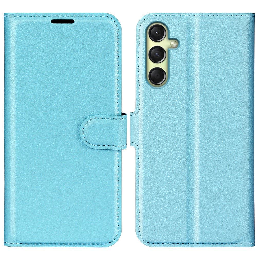 Til Samsung Galaxy A16 5G / A16 4G Cover Litchi Tekstur Stødsikkert Læderpung Telefoncover
