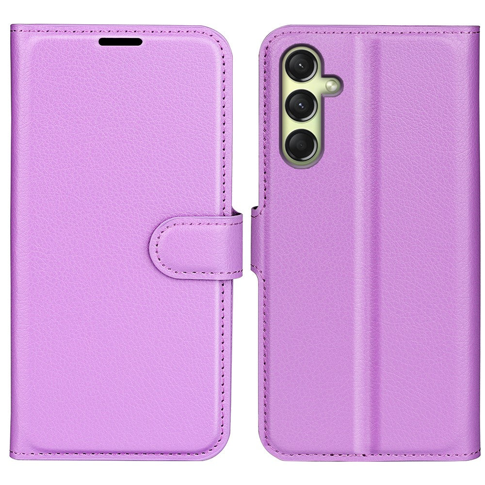 Til Samsung Galaxy A16 5G / A16 4G Cover Litchi Tekstur Stødsikkert Læderpung Telefoncover