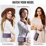 For iPhone 16 Plus Leather Case CASEME C36 Zipper Multiple Card Slots Phone Cover with Straps