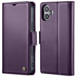 For iPhone 16 Leather Case CASEME 023 RFID Blocking 3 Card Slot Mobile Cover