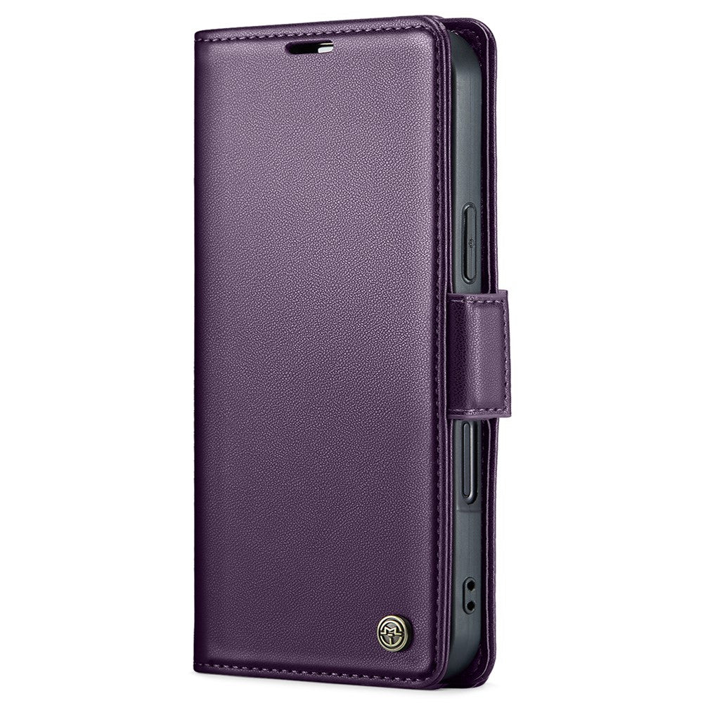 For iPhone 16 Leather Case CASEME 023 RFID Blocking 3 Card Slot Mobile Cover