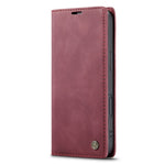 CASEME 013 Series For iPhone 16 Plus Case Card Holder Stand Leather Phone Cover