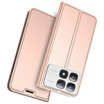 For Xiaomi 14T Pro Case PU Leather Phone Cover with Card Holder Stand Magnetic Closure