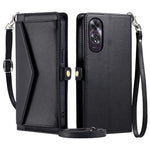 Oppo A60 4G Läderfodral Plånboksfodral med Stativ mobilfodral med Remmar