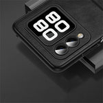 SULADA For Huawei nova Flip 5G Case PU Leather+TPU+PC Back Phone Cover