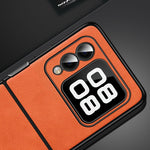 SULADA For Huawei nova Flip 5G Case PU Leather+TPU+PC Back Phone Cover