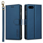 LC.IMEEKE L2-serien til iPhone SE (2022) / SE (2020) / 8 / 7 etui PU-læderpung aftageligt magnetisk telefoncover