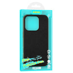 ABEEL For iPhone 16 Pro Max Case Electroplating Edge Genuine Cow Leather Coated PC+TPU Phone Cover