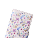 Samsung Galaxy A16 5G / A16 4G-skal RFID-blockerande läderfodral med blomma