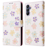 Samsung Galaxy A16 5G / A16 4G-skal RFID-blockerande läderfodral med blomma