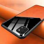 For Samsung Galaxy A22 5G (EU Version) Textured PU Leather Coated TPU + PC Anti-scratch Case Phone Back Cover with Built-in Metal Sheet