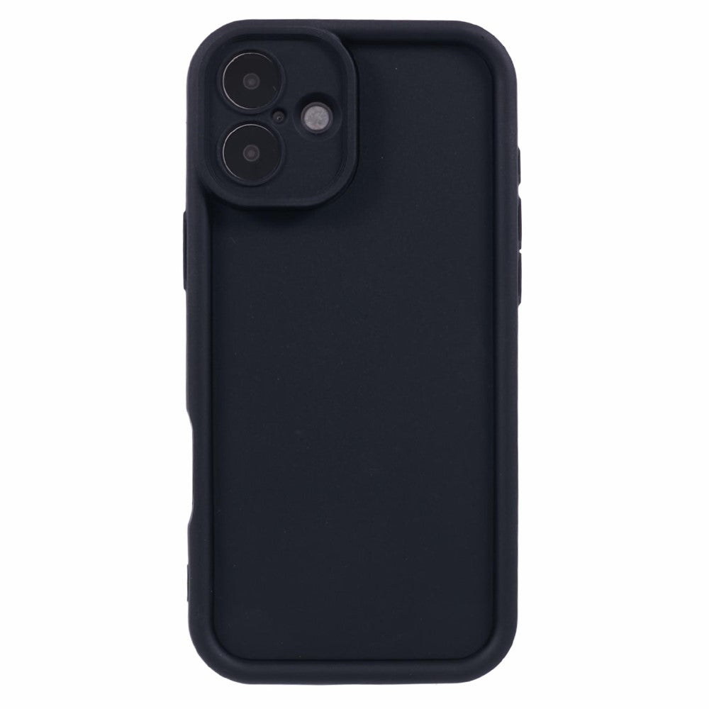 Til iPhone 16 Plus Cover med rillet design, TPU skridsikkert telefoncover