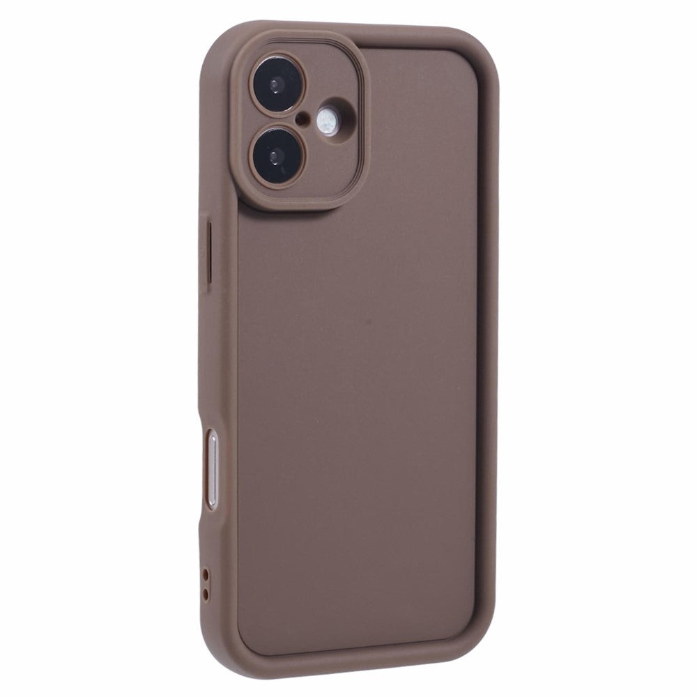 Til iPhone 16 Plus Cover med rillet design, TPU skridsikkert telefoncover