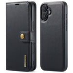 DG.MING til iPhone 16 Plus Cover Aftageligt Splitlæder Telefoncover